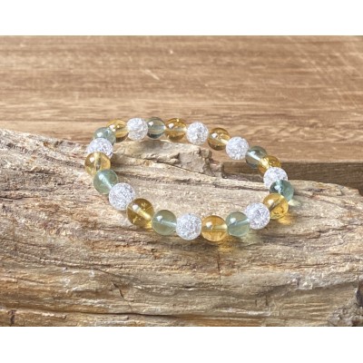 Fókusz ásvány karkötő - Eszenciális olaj mintával