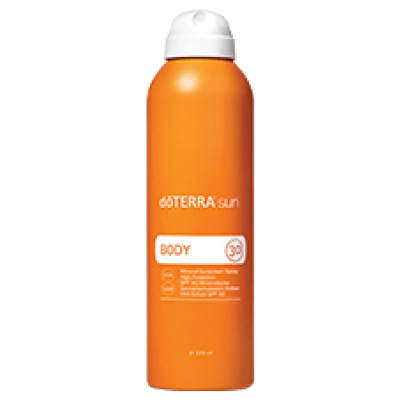 Doterra sun ásványi fényvédő spray testre SPF 30, 170 ml